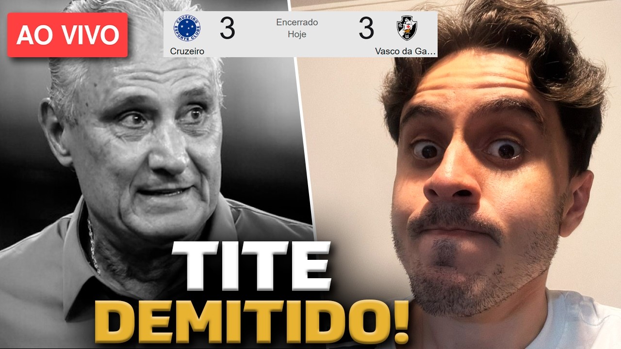 TITE DEMITIDO do CRUZEIRO! ❌🦊 AO VIVO