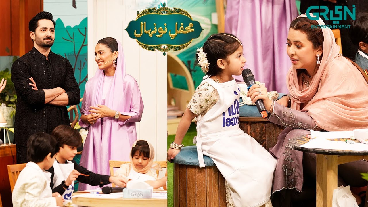 Mehfil e Naunehal | Kids Segment Day 15 | Danish Taimoor & Rabia Anum | Mehfil e Ramzan | Green TV