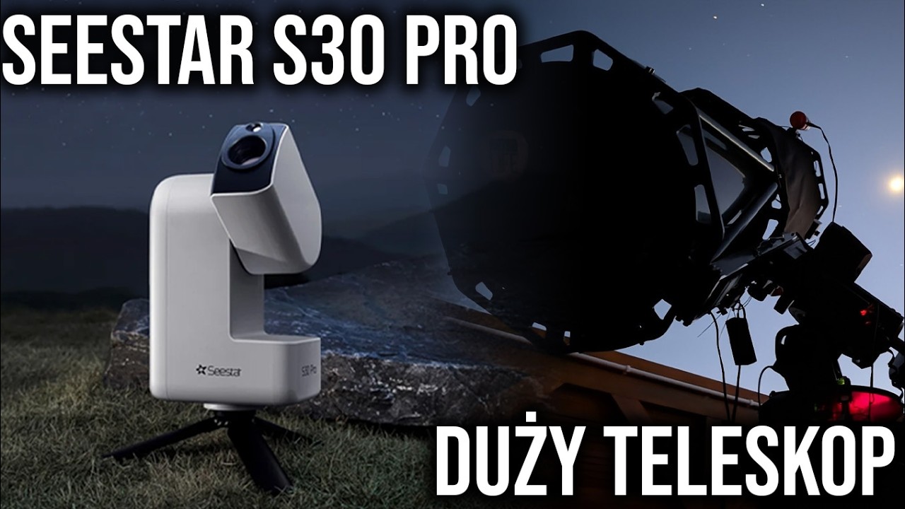 🔴 LIVE: Testujemy Seestar S30 Pro.  Wenus i Jowisz! Obserwacje nieba i rozmowy o kosmosie.✨