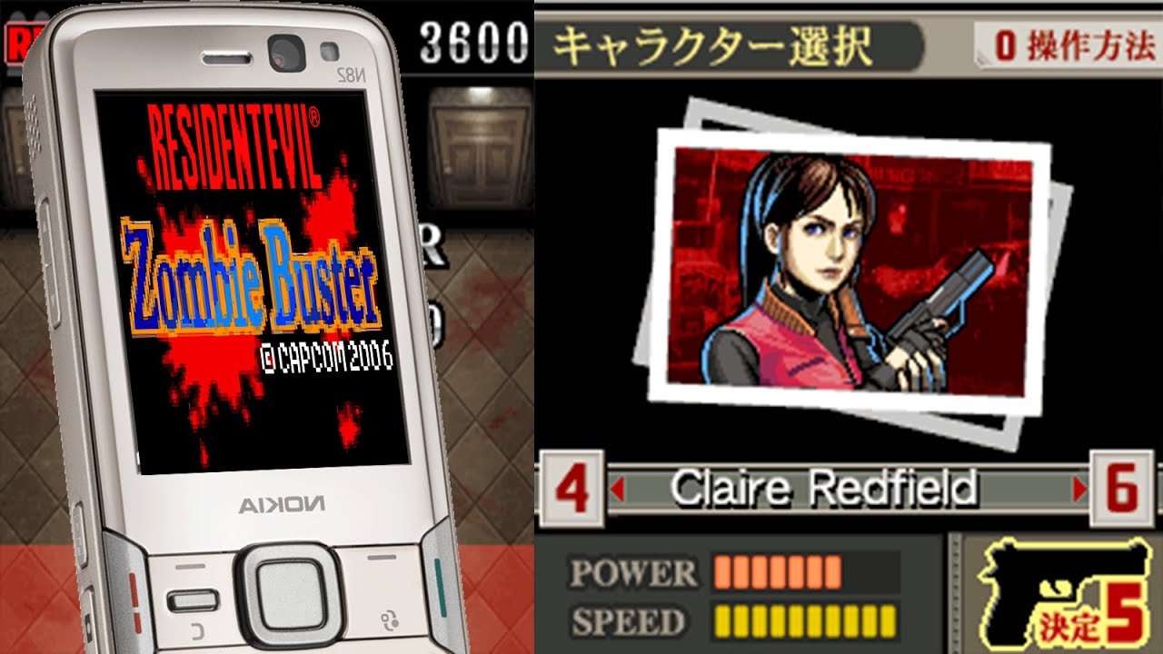 Resident Evil Zombie Buster J2ME Gameplay