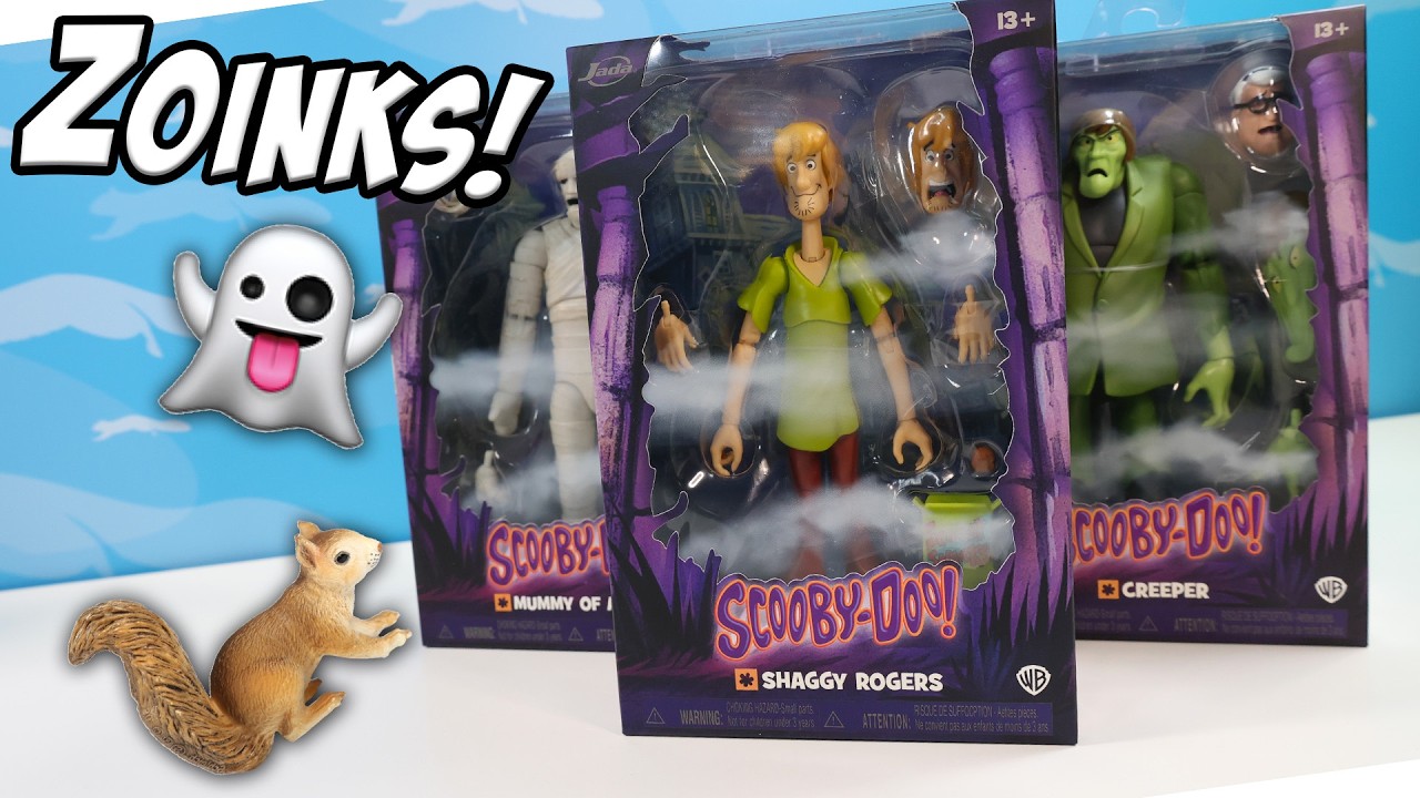 Фигурки Скуби-Ду захватят Хэллоуин? Новый обзор фигурок Shaggy Creeper и Mummy от Jada Figs!