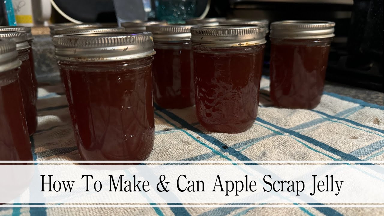 How To Make & Can Apple Scrap Jelly