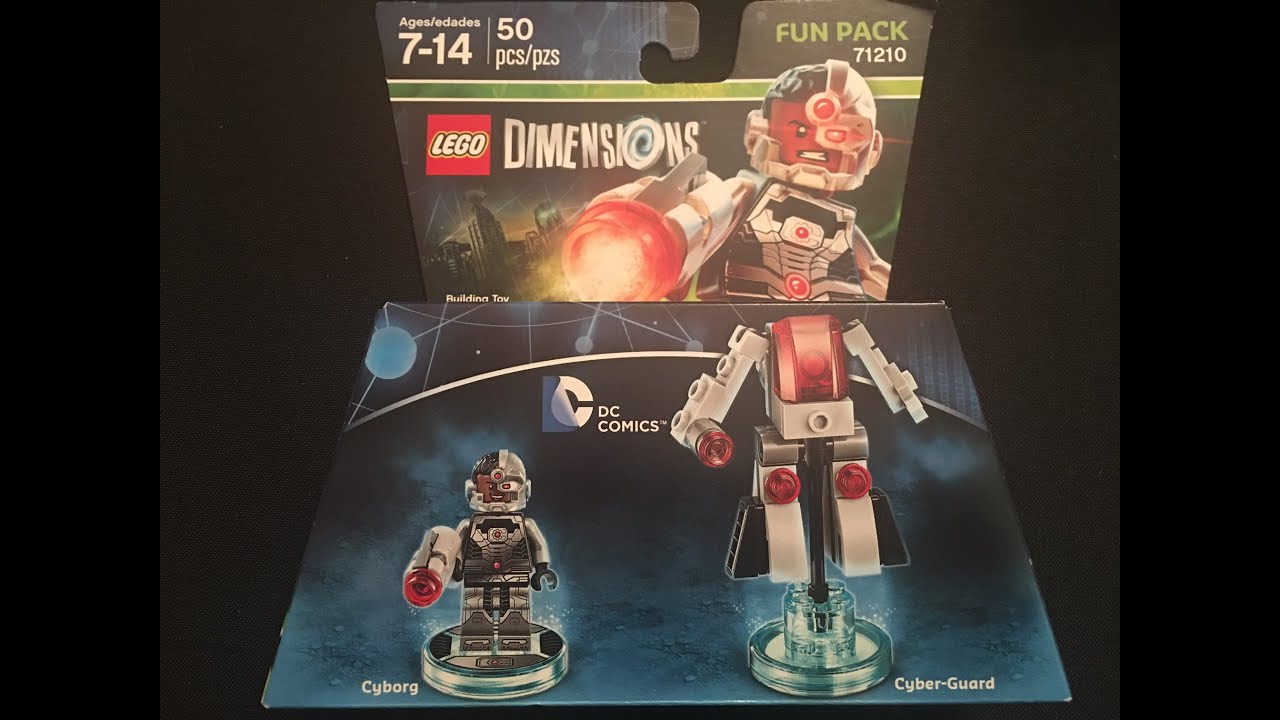 DC Comics Cyborg Fun Pack Lego Dimensions Unboxing & Building