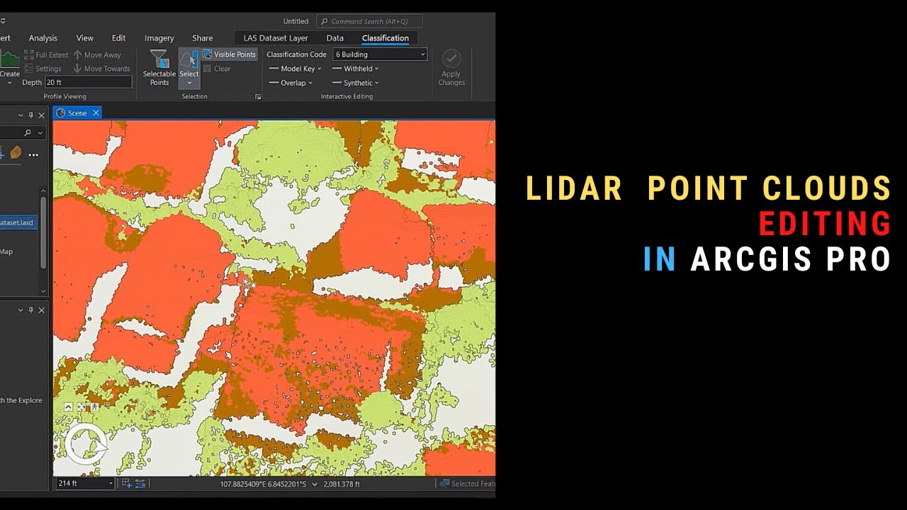 LIDAR Point Clouds Editing and Manipulation in ArcGIS Pro