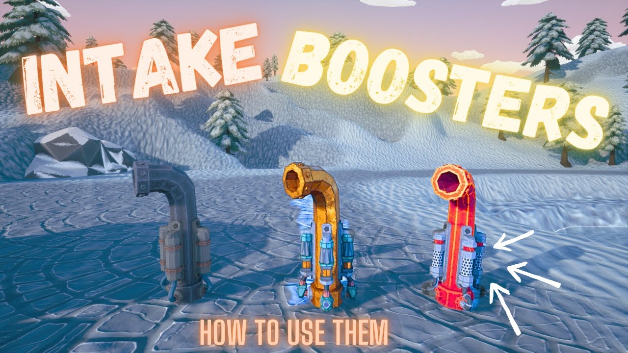 INTAKE BOOSTERS - How to use them - Hydroneer