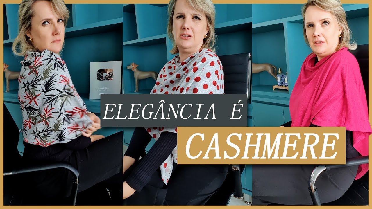 A Elegância se chama Cashmere | Poncho Feminino 2021
