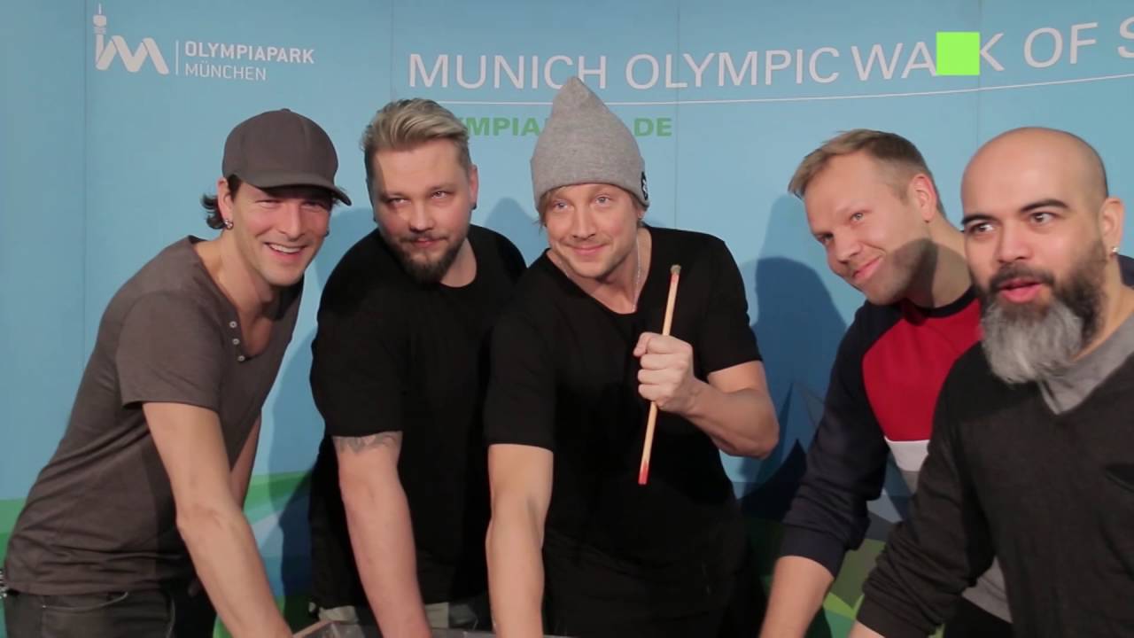 Sunrise Avenue Olympiahalle München, 21.03.2016, Munich Olympic Walk of Stars