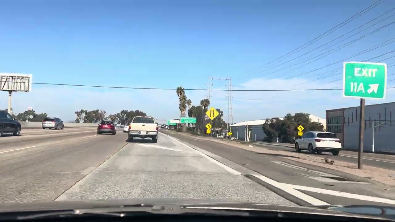 Drive from Chula visa Ca 4th st and C st to Coronado Bridge North