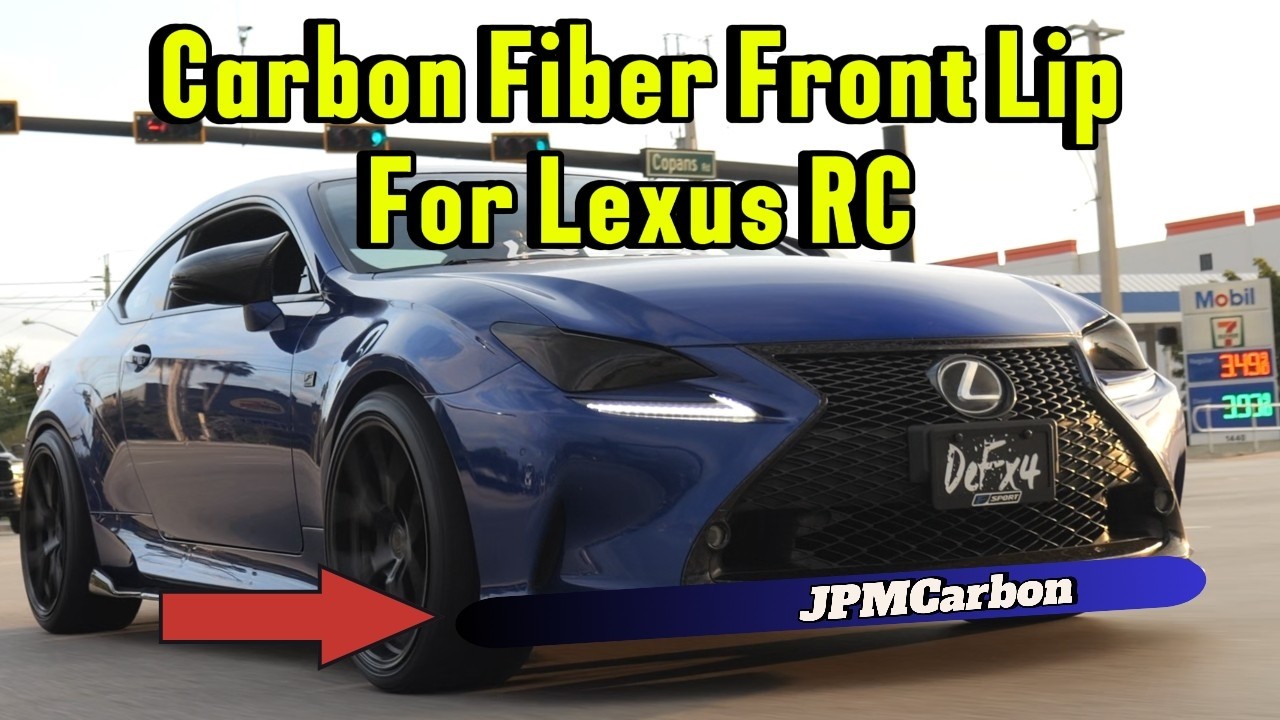 How to install a Front Lip on the Lexus RC 350