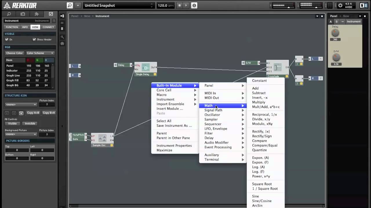 Reaktor Tutorial 07 - Delay Lines: The Beginning
