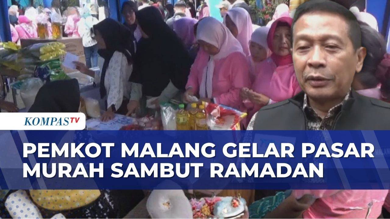 Pasar Murah Jelang Ramadan Digelar di Malang, Harga Beras hingga Telur Lebih Terjangkau