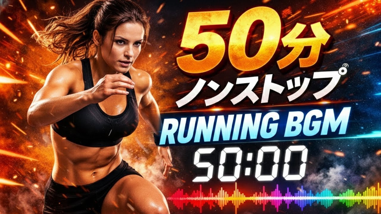 ランニングBGM 50分｜一定リズムで走り続ける｜RUN VIBES