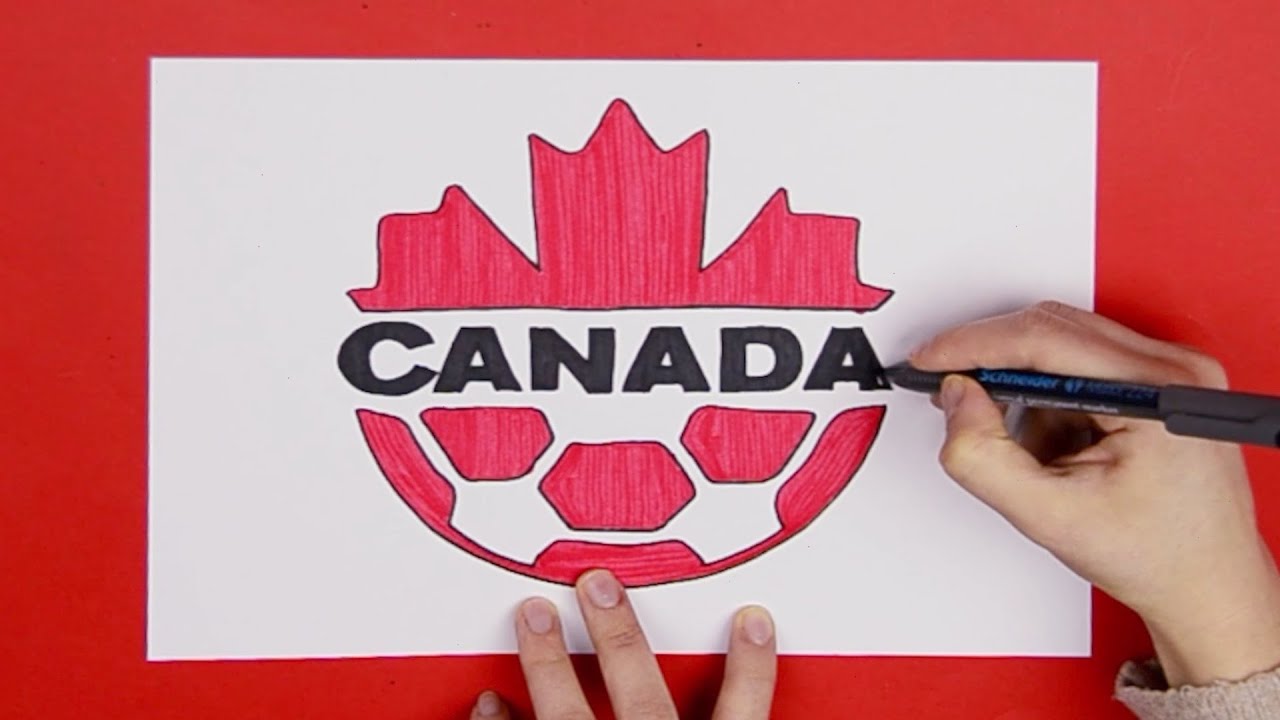 How to draw Canada National Football Team Logo