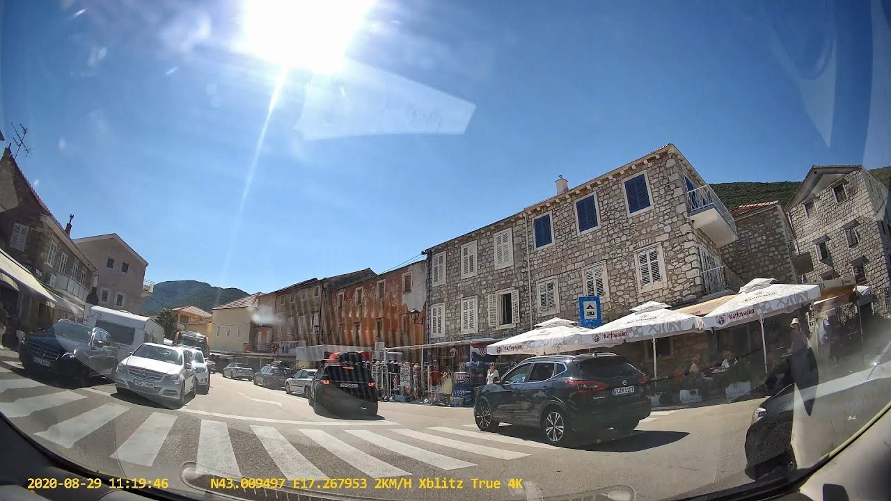 Driving from Krynica-Zdrój (Poland) to Pelješac Peninsula (Croatia), (15x speed)