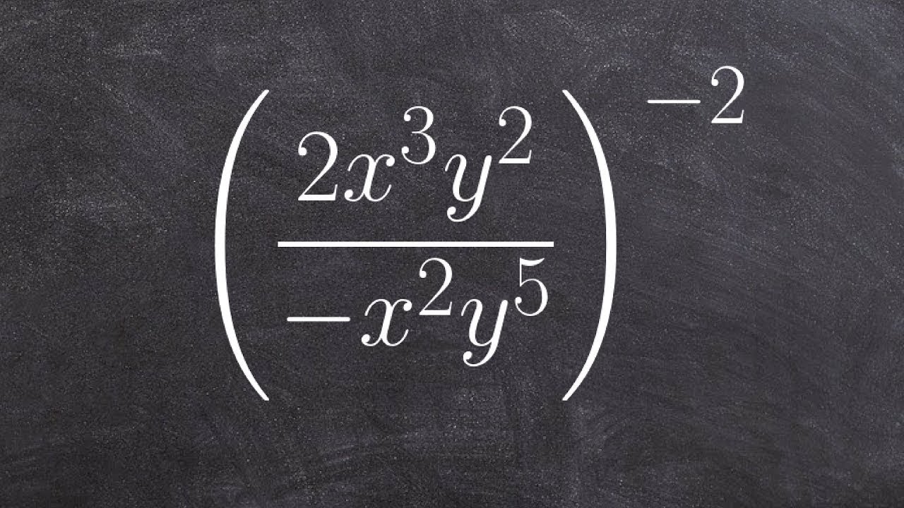 Using multiple properties of exponents simplify the expression