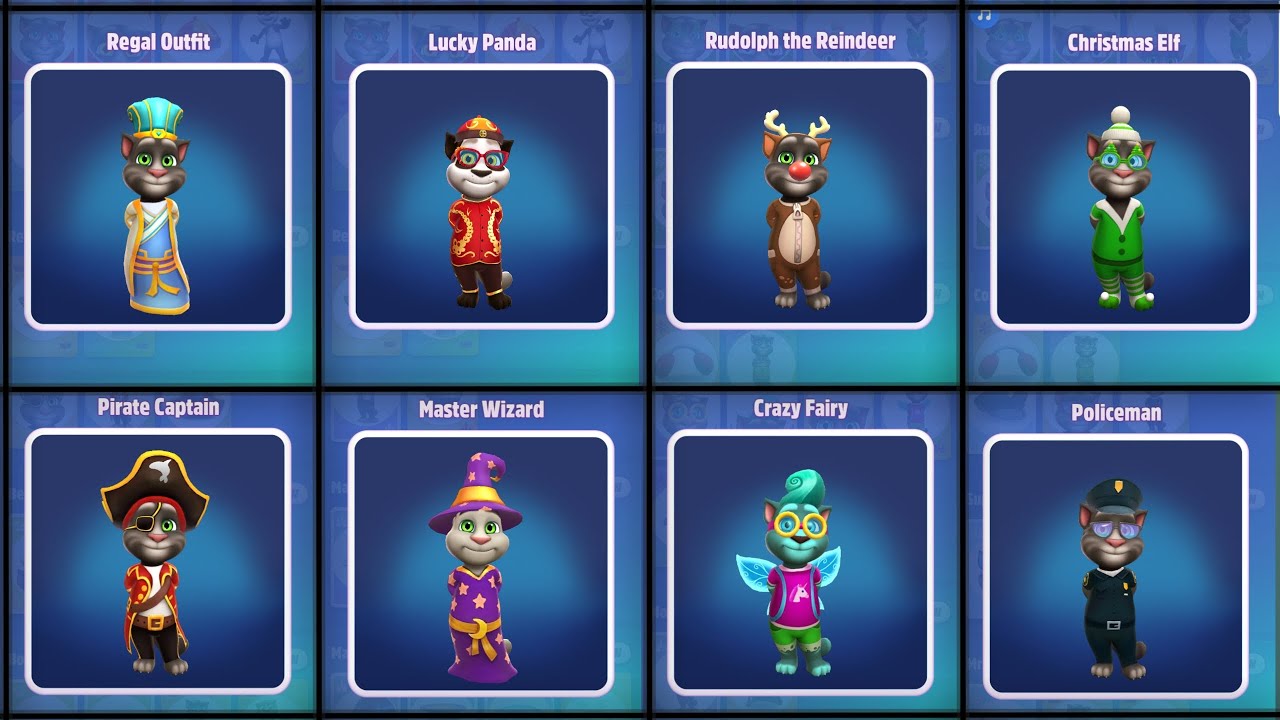 Completed All Collection - My Talking Tom 2 - GAMEPLAY 4U