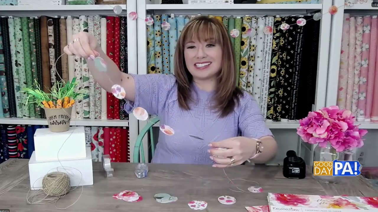 Easy Spring Garland