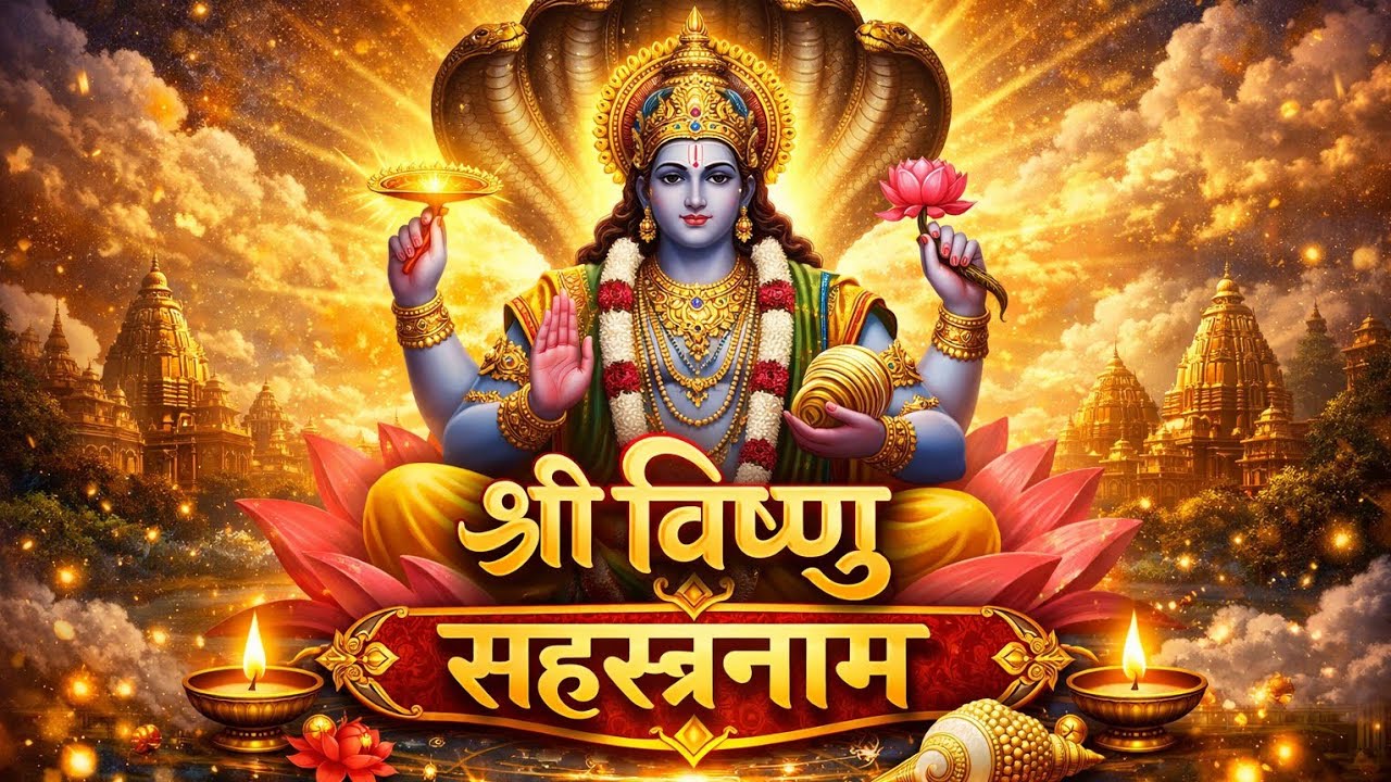 श्री विष्णु सहस्रनाम | संपूर्ण पाठ | मनोकामना पूर्ति मंत्र।  विष्णु सहस्रनाम | धन, शांति और मोक्ष