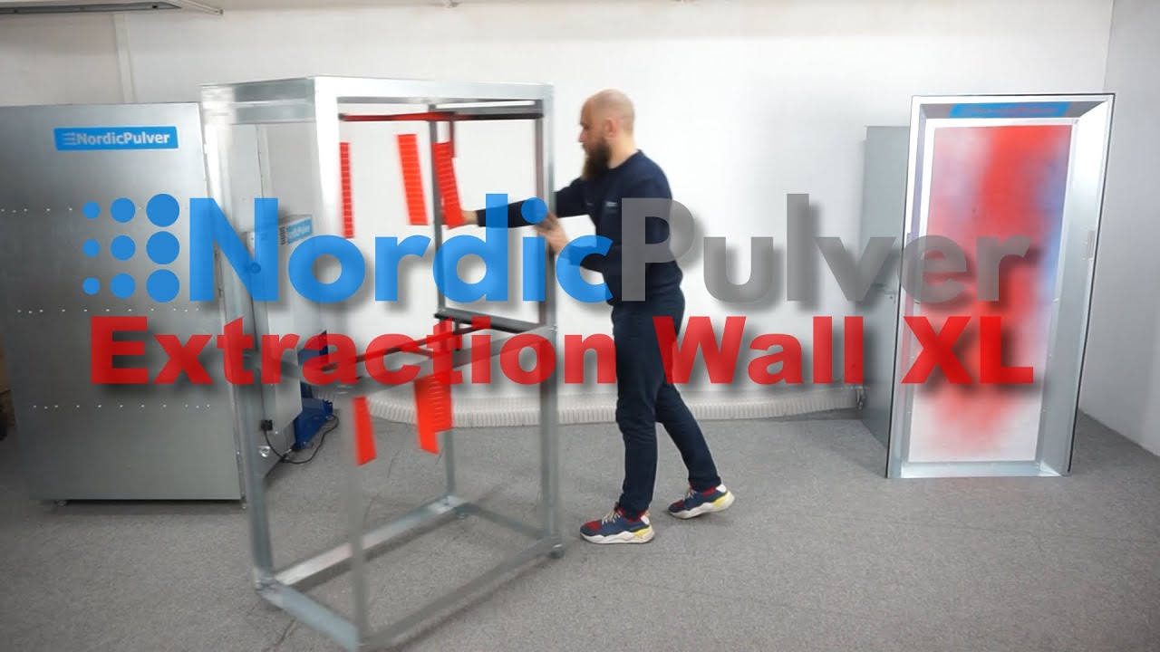 Powder Extraction Wall NordicPulver | Powder Spray Wall | Powder Coating Equipment