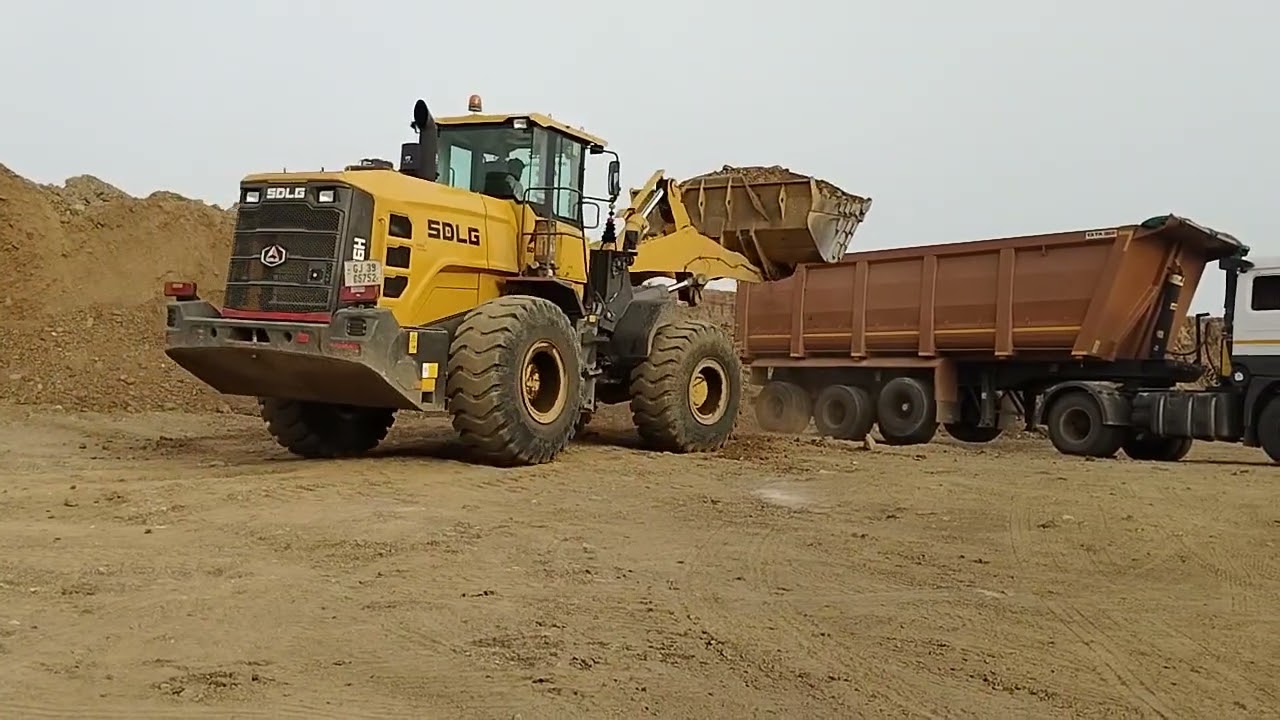 New video gadi loading loader SDLG  L956H