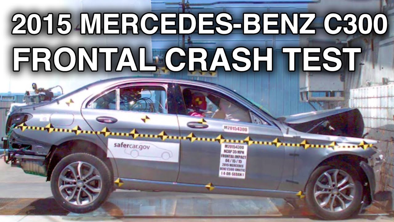 2015 Mercedes-Benz C-Class Crash Test (Frontal)