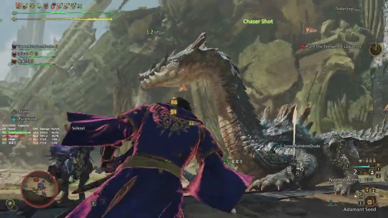 Monster Hunter Wilds - Coop 101 - Tempered Lagiacrus (9 Stars) - Stronger Monsters! - TA Rules