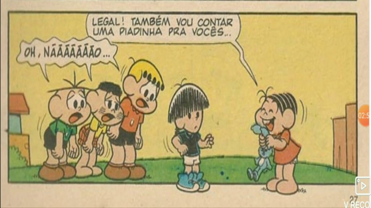 Do Contra e as piadas - Turma da M&ocirc;nica - Quadrinhos Narrados