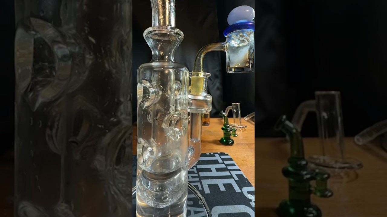 SWISS PERC DAB F*K BLINKERS #420 #710 #dab #glassart #sesh #niche #asmr #borosilicate #hippie #cbd