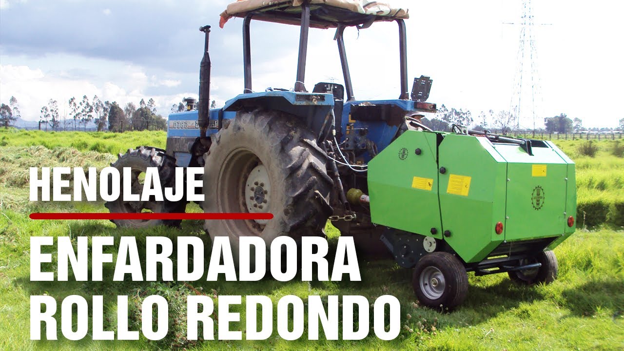 ENFARDADORA DE ROLLO PEQUEÑO | MINI HENOLAJE | Maquinaria Agrícola | Fardo de Heno | Enrolladora