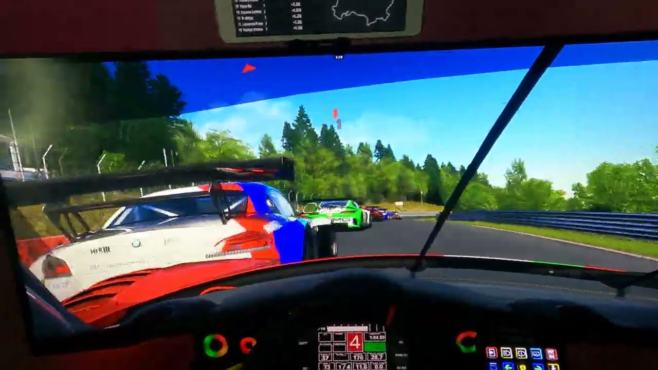 4K Assetto corsa first person (monitor 34 inch samsung G5)Gopro Hero 9 Thrustmaster T300 Ferrari