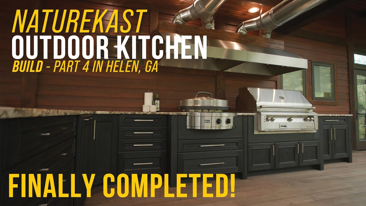 Finally Complete! - NatureKast Outdoor Kitchen Vlog Series - Episode 4