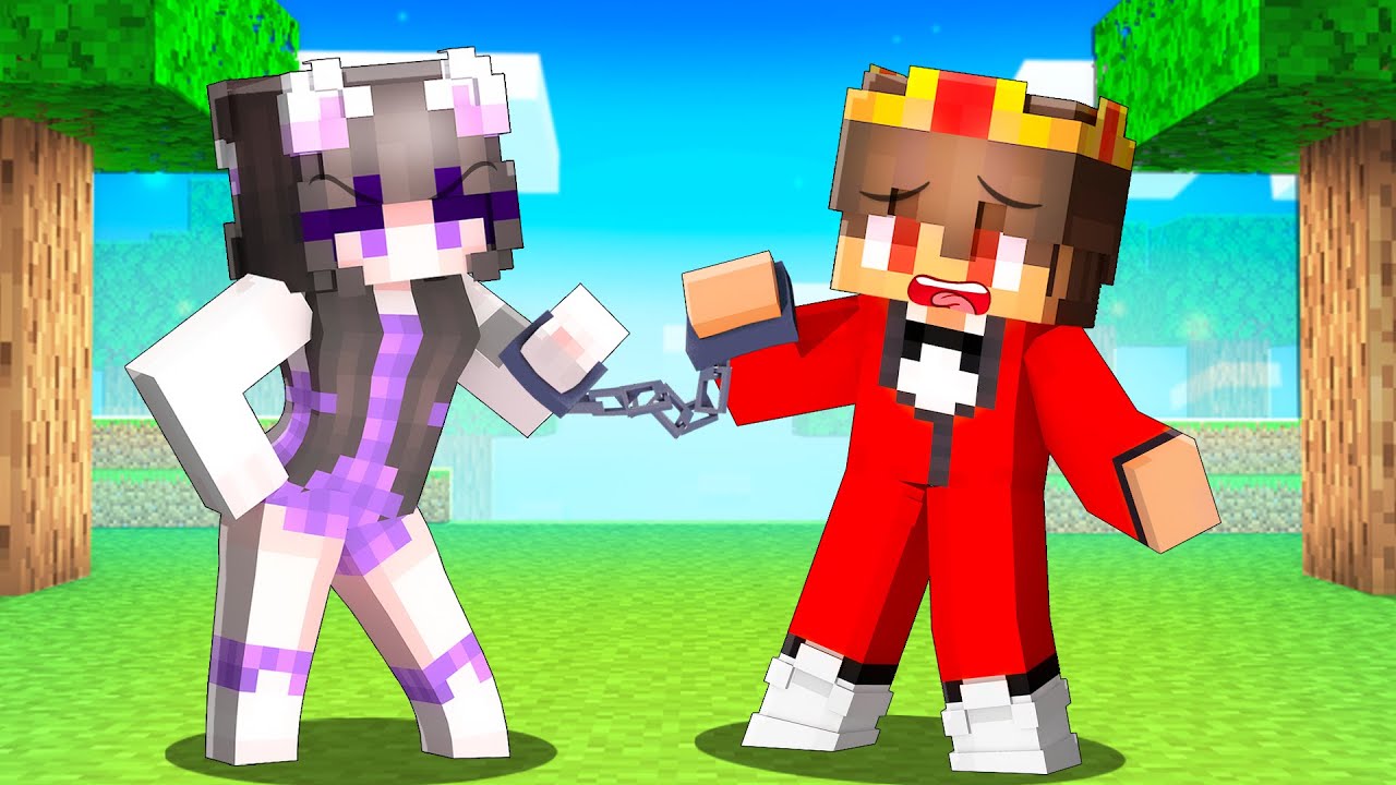 GEFESSELT an GEHEIMEN CRUSH für 24 STUNDEN in Minecraft!
