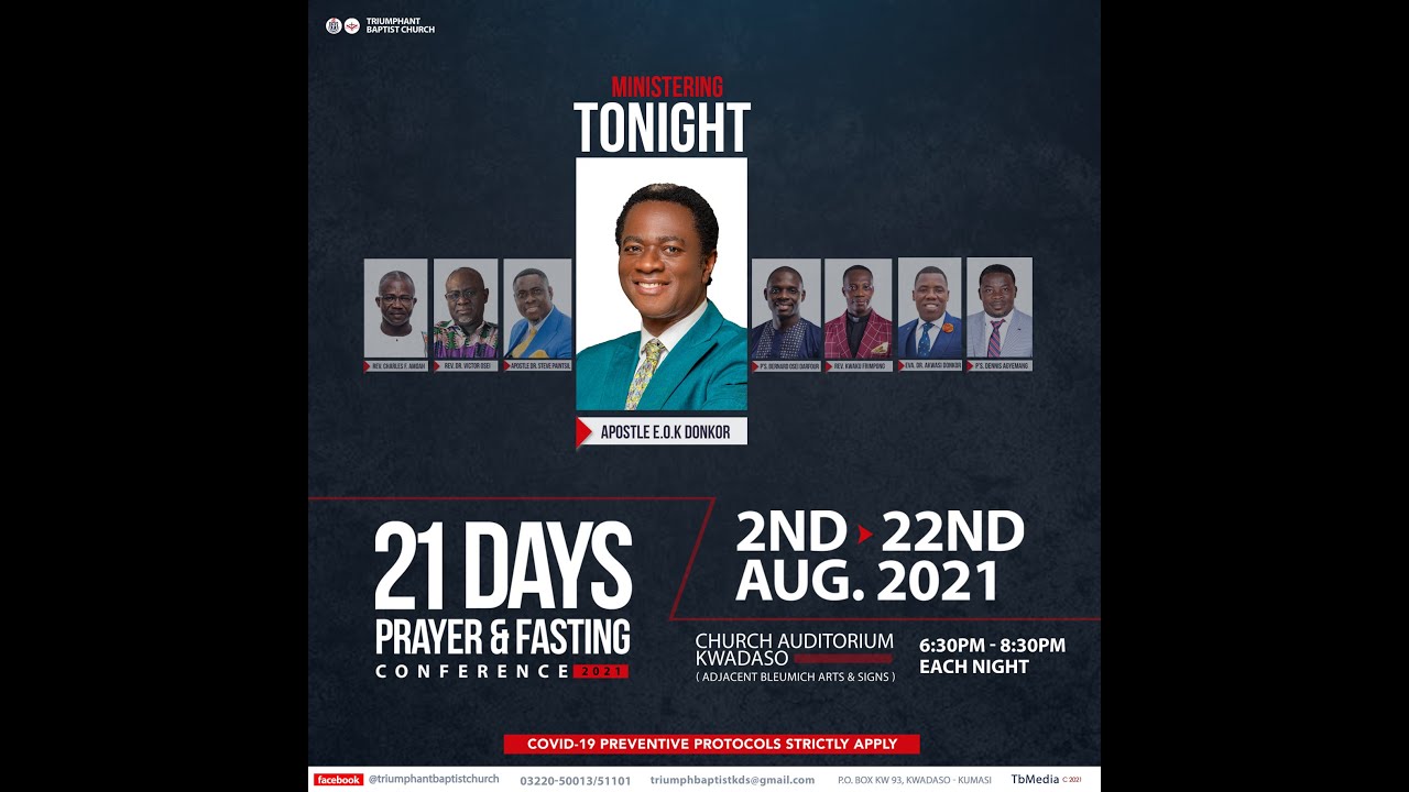 Revisit: Apostle E.O. K. Donkor at TBC