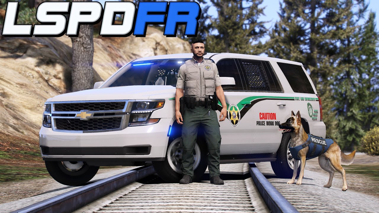 GTA 5 LSPDFR | Fleeing Suspect Drives Off Cliff | Florida Fish & Wildlife Conservation | #lspdfr