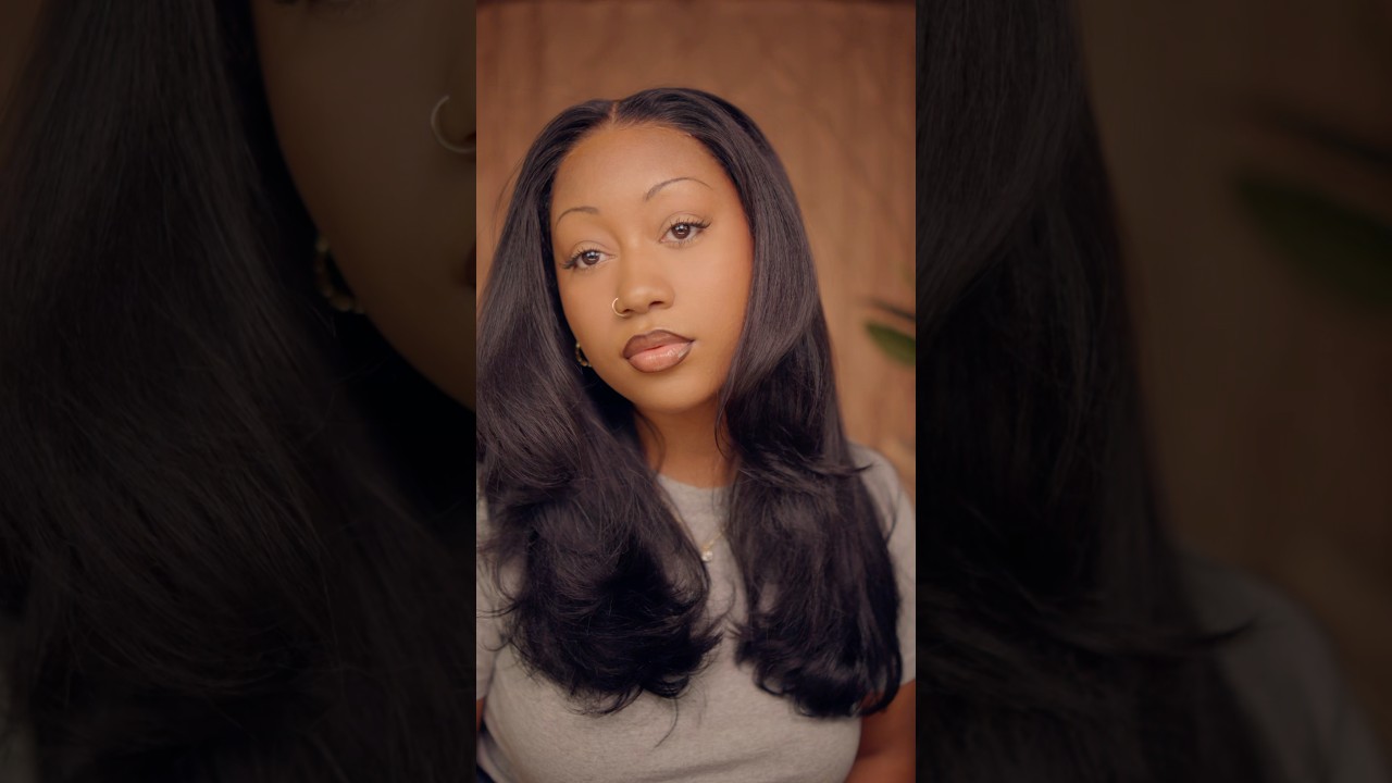 90&rsquo;s Layers on a Yaki Wig from Nadula Hair😍🤞🏾 #wigtutorial #wiginstall #hairstyle #hair #haircut