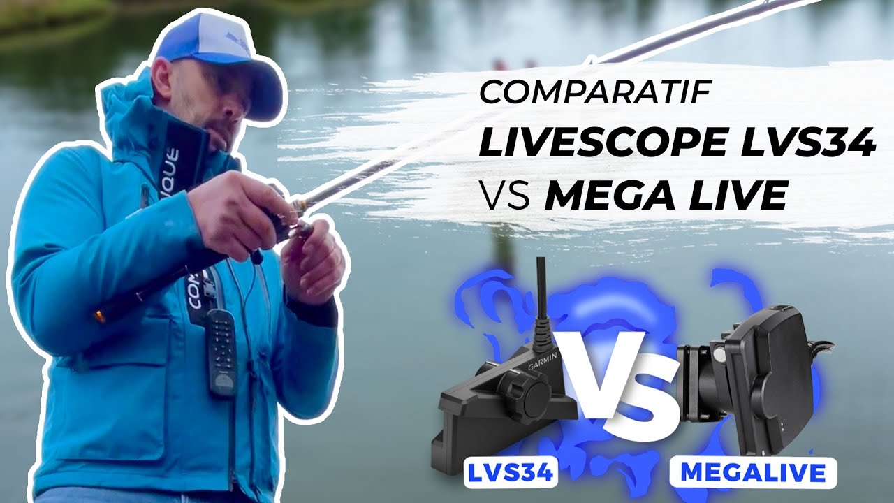 Comparatif Garmin LVS34 vs Humminbird Mega Live - Comptoir Nautique