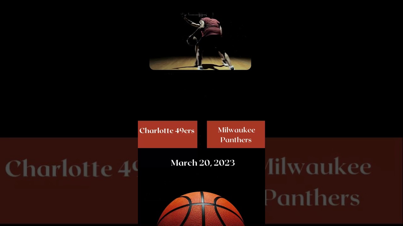Charlotte 49ers vs Milwaukee Panthers Score Recap: Last Night's Epic NCAAM Game. #shorts