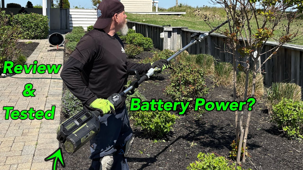 Green Machine Multi-Tool | Honest Review | 62V Battery | Shaping Shrubs