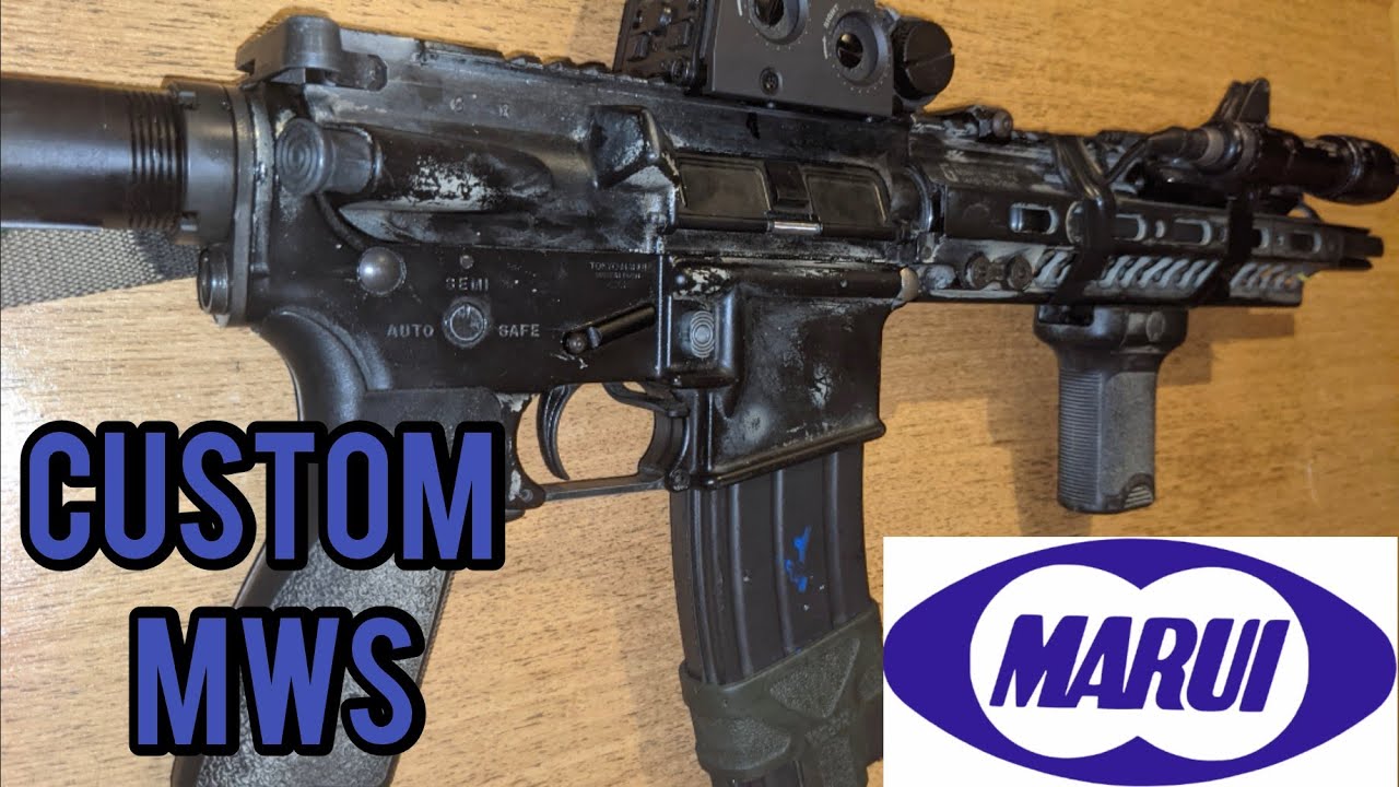 Tokyo Marui MWS M4 ZET System GBBR (страйкбол) Обзор моей установки Mk18 + обновления