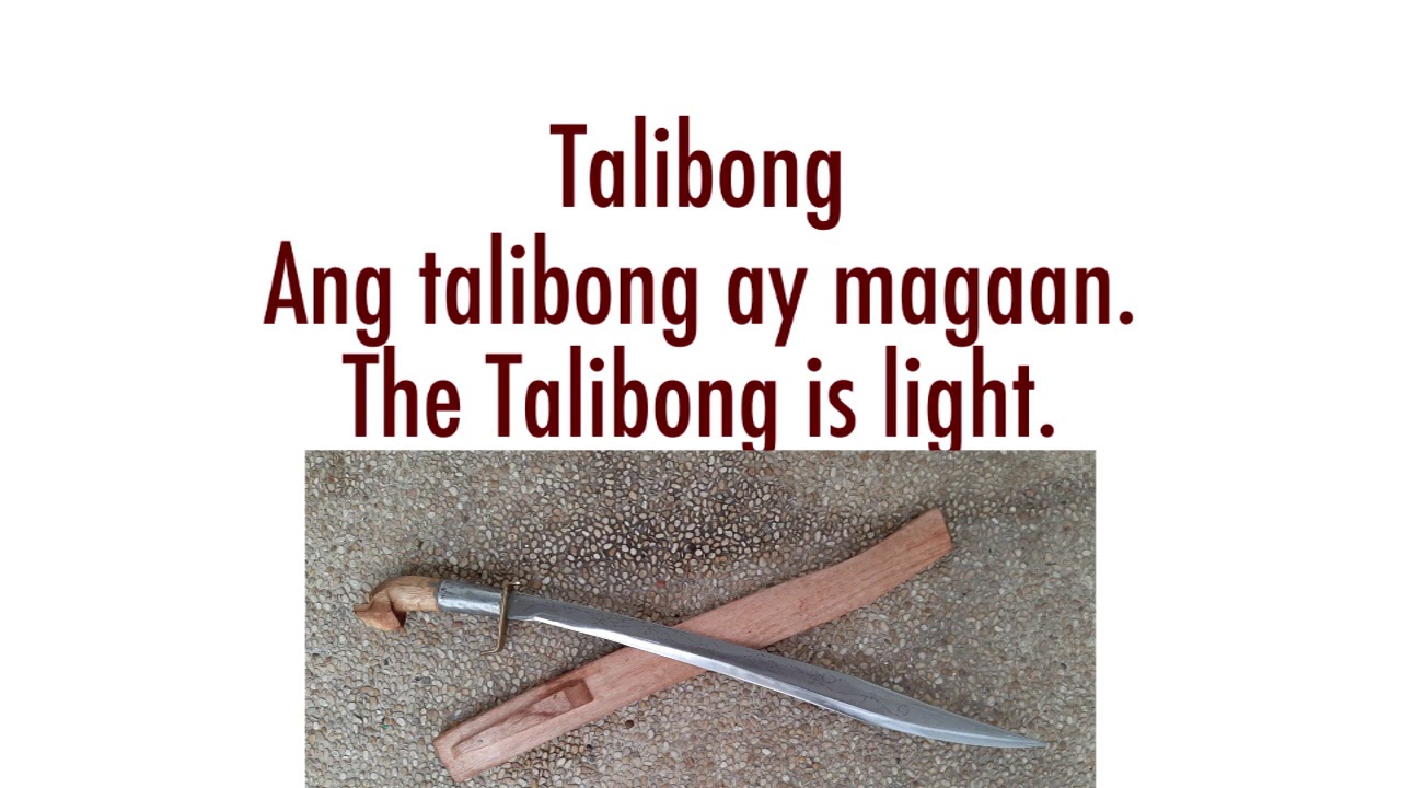 How to Pronounce Filipino Blade Names