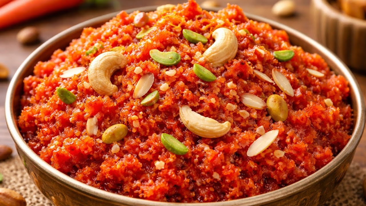 Christmas & New Year के लिए सिर्फ़ 15 मिनट में बिल्कुल आसान गाजर का हलवा चाहिए,तो ऐसे बनाइए,😋🥳👌!!