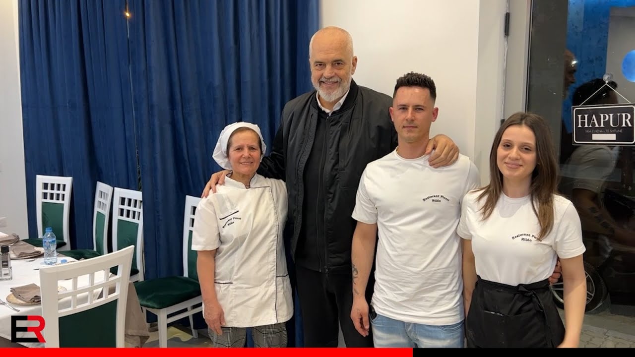 Kryeministri Edi Rama - #Respekt🙏🏼📍DURRËS – Një mikpritje e ngrohtë tek piceri Rildo🍕👩‍🍳🧑‍🍳