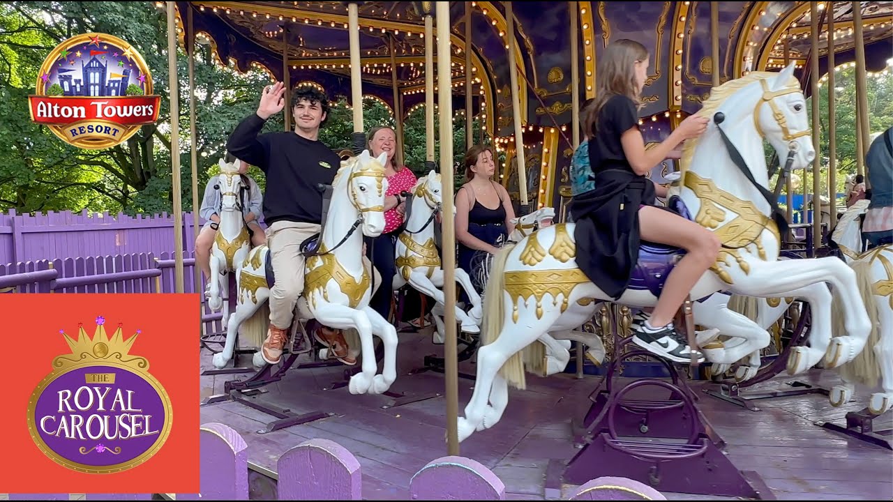 Royal Carousel 4K  - Alton Towers Resort