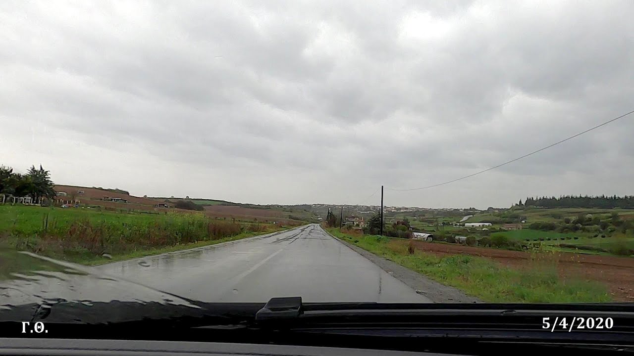 41 λεπτά με αυτοκίνητο στους δρόμους των Γιαννιτσών 5/4/20