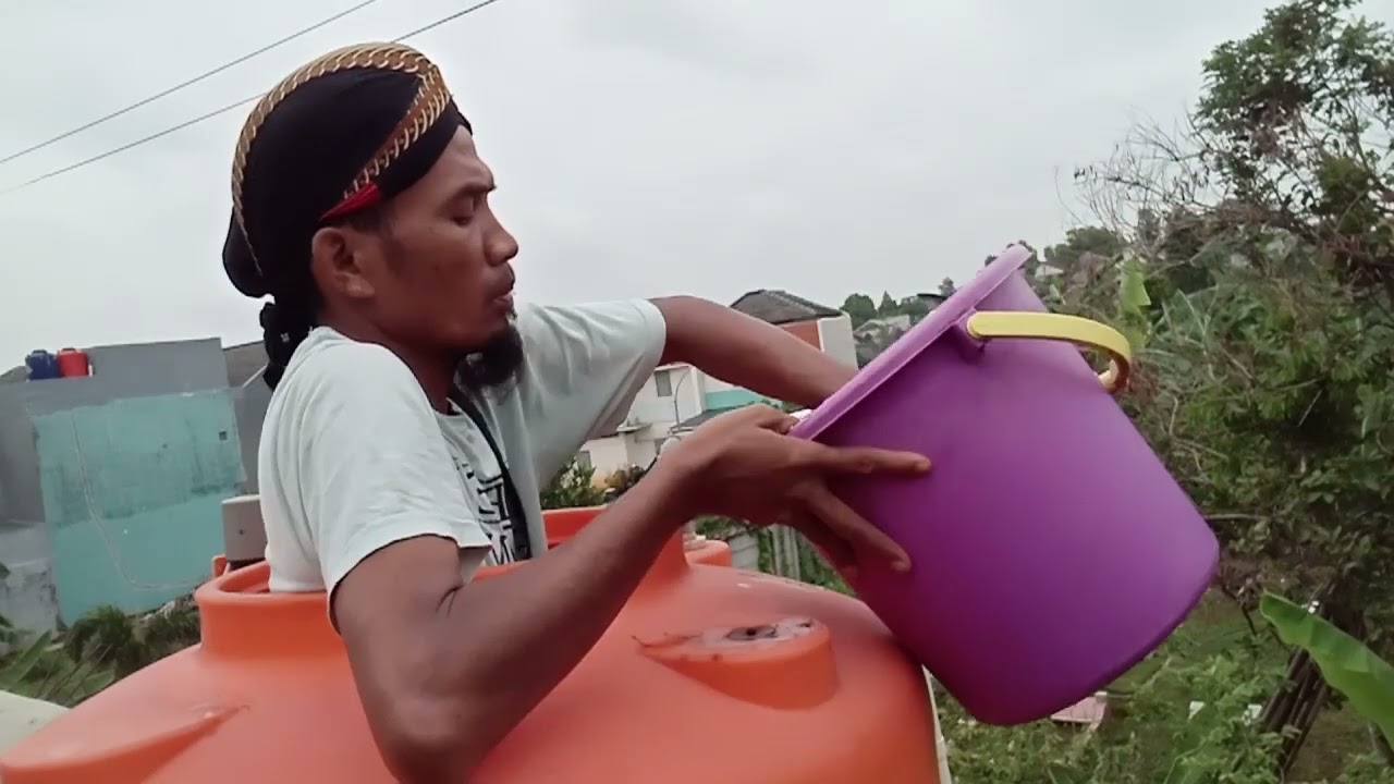 TEKNIK CERDAS BERSIHKAN TANGKI, TANDON AIR || @Junandha imeuth chennal 4849