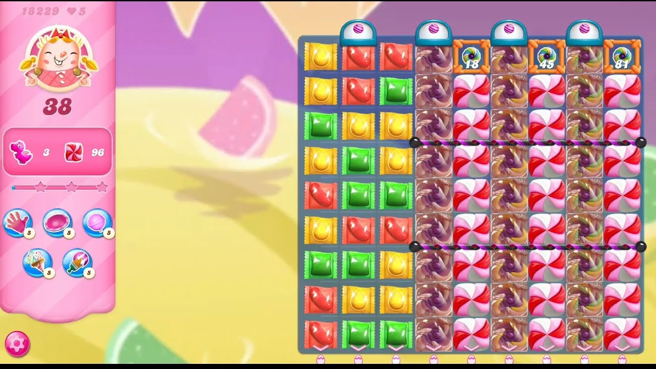 Candy crush saga level 18229