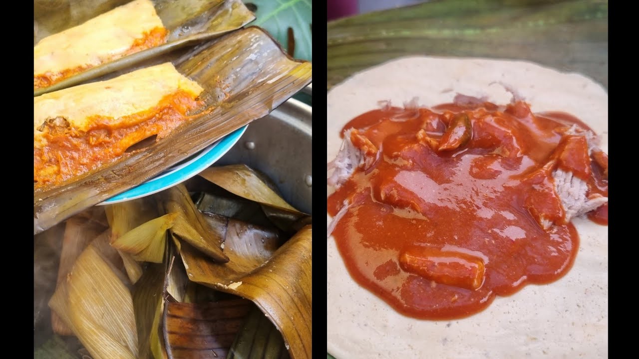TAMALES en hoja de PLATANO PARA CENA DE FIN DE AÑO!!!ALGO SABROSO 😋 !!!