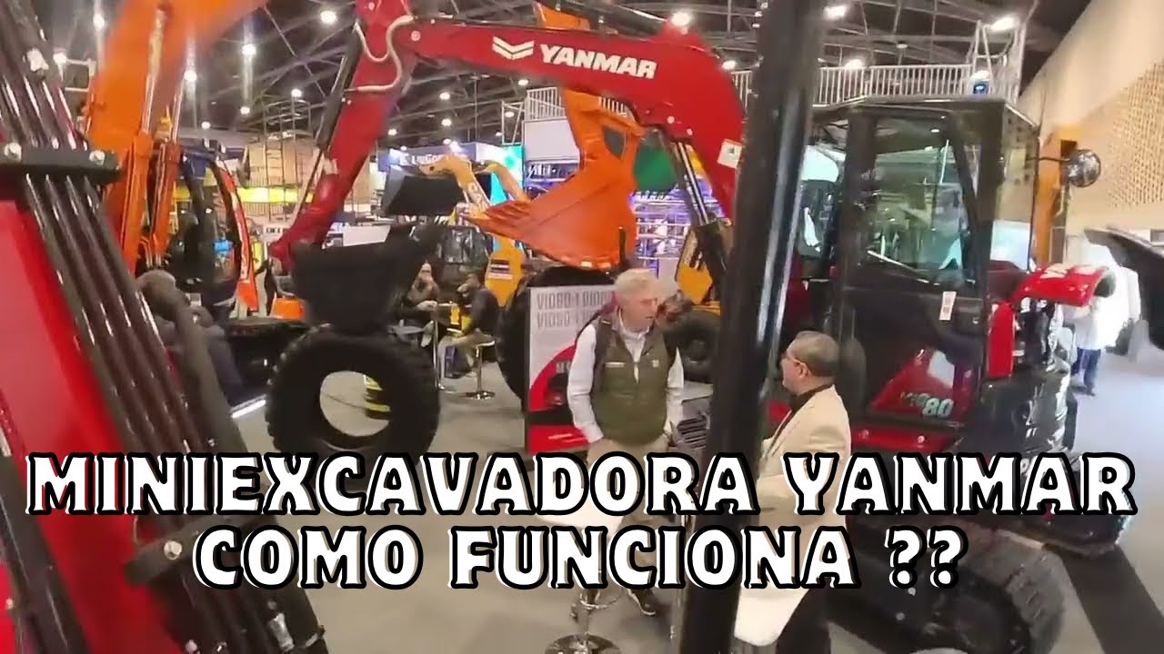 cómo se opera una Miniexcavadora yanmar vio 35 una miniexcavadora de 3 toneladas