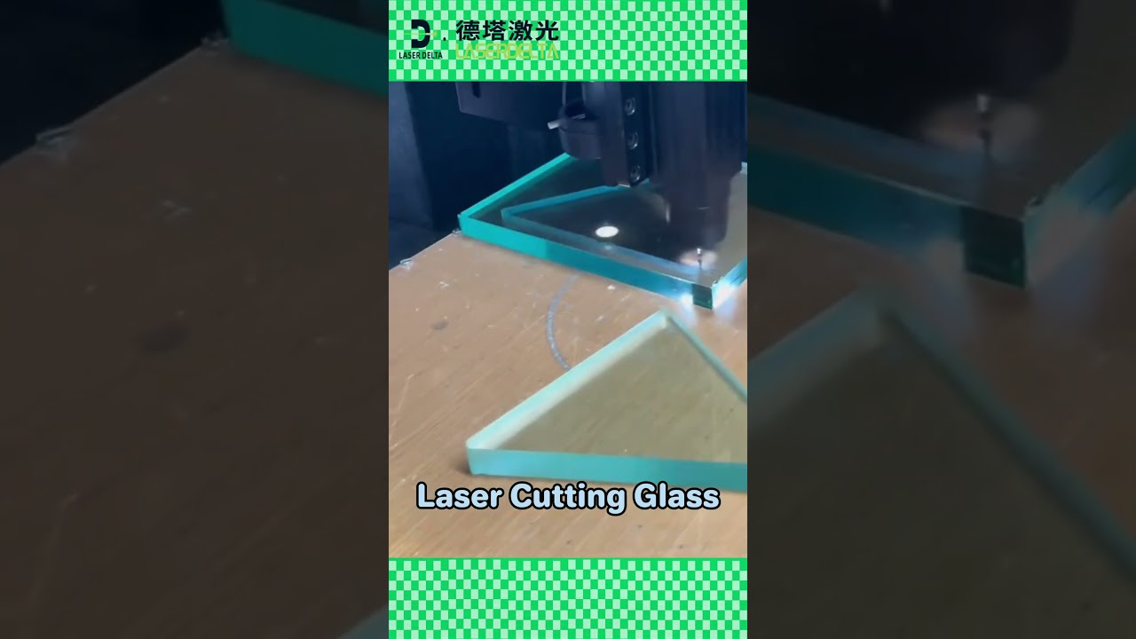Laser Cuts Thick Glass #laser #machine #lasermachine #lasercutting #glass #factory #technology