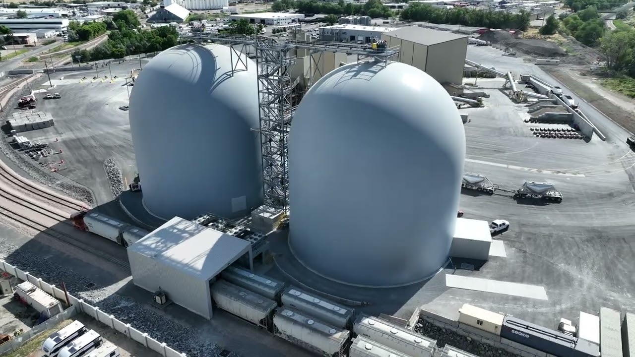 Bridgesource - Cement and Fly Ash Storage - Ogden Utah